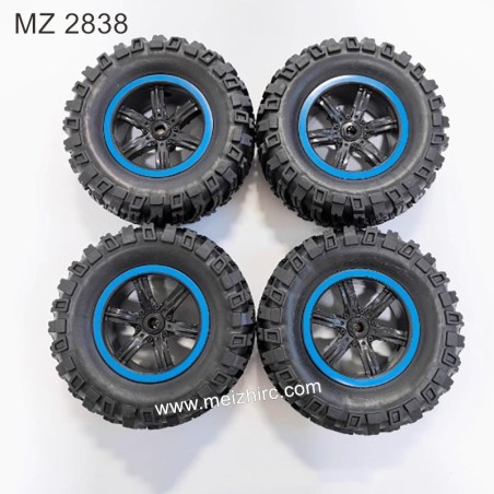 MEIZHI 2838 Parts 4 Hollow Wheels [Diameter About 9.5cm]