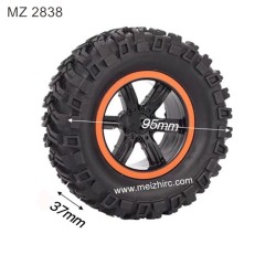 MEIZHI 2838 Parts Orange Wheels