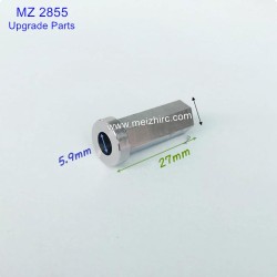 MEIZHI 2855 Upgrade Parts Stainless Steel Rear Axle Sleeve (Screws Included)
