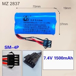 MEIZHI 2837 Parts 7.4V 1500mAh Battery Pack