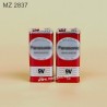 MEIZHI 2837 Parts 9V Battery [Two Pieces]