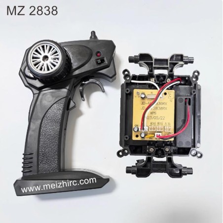 MEIZHI 2838 Parts Remote Control + Motherboard + Bottom Shell [7.4V 4P Interface]